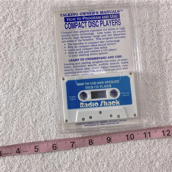 Vintage Talking Owner’s Manual How To Program And Use Compact Disc Players - Picture 6 of 6